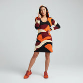 Copenhagen Print Hoodie Dress - Airline Series